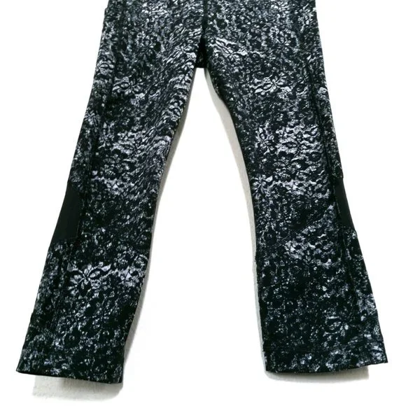 NEW | Lululemon Pace Rival Crop *22" Achromatize Ice Grey Black 6 - Picture 7 of 15